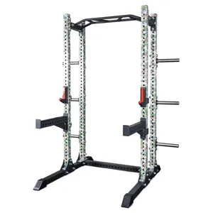 Leadman Gym cross fitness equipment new arrival power training rack power cage half squat rack