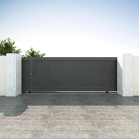 Puerta Corredera Eléctrica de Alta Resistencia Personalizada de Fábrica, Resistente al Viento y a Colisiones, para Parques Industriales, Logística y Patios, con Certificación de Pruebas