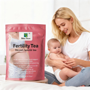 Tisane Détox Santé Chaleur Utérine pour Femmes - Soutien Préconception et Grossesse, Sachets de Thé Aromatisés - Product Image 1