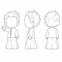 Figurine articulée personnalisée style chinois Chibi, ornement de personnage, jouet de collection en PVC, modèle de présentation, conception ODM OEM