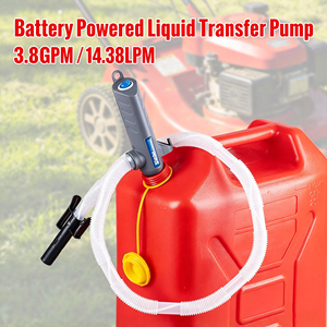 Pompe de transfert de carburant en plastique alimentée par batterie PEILI FN101A, arrêt automatique, 3,8 GPM, pompe à essence et diesel portable, utilisation en station-service, CE FCC - Product Image 1