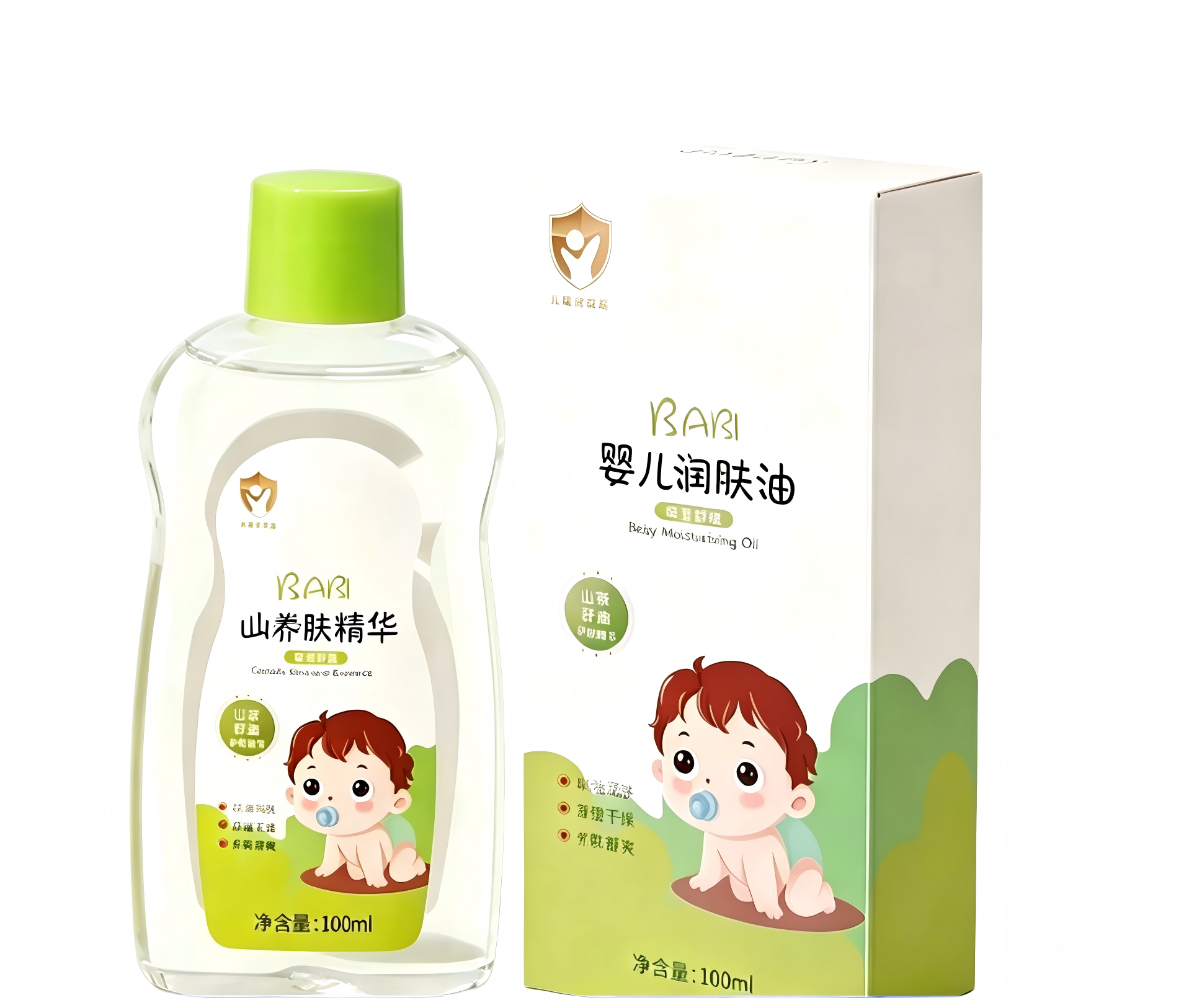 Baby Camellia Seed Oil Massage Oil 100ml – Gentle Moisturizing & Non-Greasy Newborn Skincare Oil