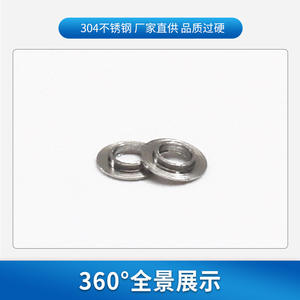 Arandelas convexas de metal de 1,4 mm de diámetro interior y 3,0 mm de diámetro exterior, de acero inoxidable 304, para piezas de monturas de gafas 81 82 83 - Product Image 3