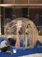 Maison à bulles, dôme Hype Pod.PC en forme de capsule