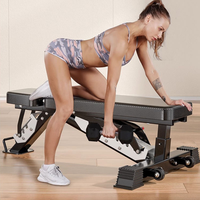 Banc de musculation avec 13 positions réglables pour les séances d'entraînement en garage et à domicile, musculation