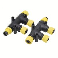 Connecteur NMEA 2000, câble de terminaison pour système marin, étanche IP68, prise mâle/femelle 5 broches, code A, connecteur circulaire IP67 M12