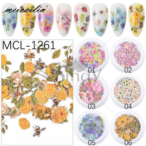 Nuovo disegno del fiore Nail Glitter Nail paillettes <span class=keywords><strong>fiocchi</strong></span> - Product Image 5