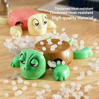 Produits Tendance Nouveauté Créative Drôle Interactif Sous-verre Tortue Imprimé en 3D Décoration de Bureau Farce Jouets Simples