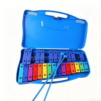 Colorful 25 Notes Glockenspiel Xylophone Percussion Rhythm Musical Educational Teaching Instrument Toy for Baby Kids Children