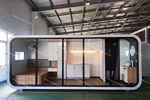 Casa contenitore modulare prefabbricata con cabina di Apple rimovibile per hotel parchi ville con <span class=keywords><strong>Pod</strong></span> Design ufficio e piccola casa soluzione - Product Image 6