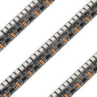 Bandes LED RGB à haute densité 12V 30-144LEDs UCS1903, éclairage LED pour décorations de Noël, lumières de rideau LED intelligentes pour l'extérieur