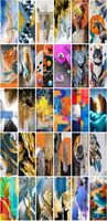 Panneau mural imprimé 7D 1,22*2,44/2,9m, panneau mural en PVC, panneau mural alternatif artificiel, panneau mural en PVC plastique UV marbré