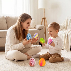 Needoh Marble <b>Egg</b> Squishy <b>Toy</b> Swirl <b>Egg</b> Squeeze <b>Toy</b> Gradient <b>Egg</b> Stress <b>Toy</b> for Kids Adults Daily Play - Product Image 3