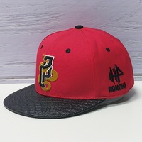 Gorra Deportiva Ajustable de 6 Paneles de Plástico y Tela de Algodón con Logotipo Bordado Personalizado para Hombre y Mujer, Gorra Snapback con Logotipo Bordado Personalizado