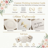 Invitación de Boda Personalizada en Verde Salvia con Corte Láser, Diseño Botánico de Helecho, Cinta de Lino con Lazo, OEM, Venta al Por Mayor
