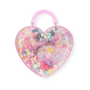 Set di perline ILAN con custodia a forma di cuore 30824, kit creativo per la creazione di gioielli per bambini - Product Image 1