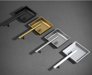 Modern Minimalist Oluklu Sürgülü Kapı Kolu Alüminyum Alaşımlı Dayanıklı Avrupa Tarzı Gizli Tasarım Şifonyer Banyo Mutfak için - Product Image 1