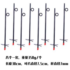 Jangkar bumi baja tugas berat, tenda berkemah dengan kepala Hex trampolin Kit jangkar tanah - Product Image 4