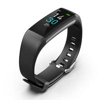 Bracelet intelligent en silicone léger pour suivi d'activité étanche IP68, surveillance de la fréquence cardiaque, GPS, écran tactile