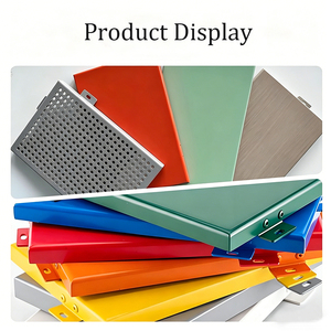 Panneaux en aluminium avec revêtement PE antistatique de qualité supérieure pour murs-rideaux extérieurs, revêtement de <span class=keywords><strong>façade</strong></span> pour immeubles d'appartements et bâtiments commerciaux - Product Image 2
