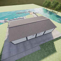 Toit triangulaire détachable résidentiel Casa Prefabricada De Contenedor dortoir préfabriqué résidence