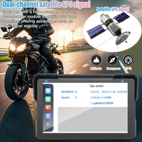 GPS pour moto 7 ''WiFi MOTO Navigation étanche Apple Carplay écran d'affichage portable pour moto Android Auto