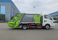 Urban Waste Collection Compactor Garbage Truck with Manual Transmission and Euro 5 Engine