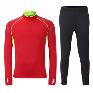 ชุดรัดกล้ามเนื้อน้ำหนักเบาสำหรับผู้ชายแขนยาวฟิตเนสและชุดรัดกล้ามเนื้อสำหรับออกกำลังกายฟิตเนสและชุดกีฬา - Product Image 1