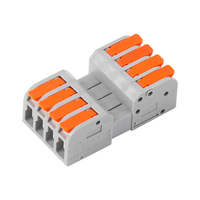 DF-2604D Stecker und Buchse Spleißbarer Draht verbinder Hebel mutter Quick Connect Fast Spring Wire Connector
