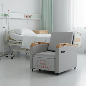 Divano per Infusione Ospedaliero dal Design Moderno con Supporto Regolabile per Sdraiarsi, Sedia Letto Ospedaliera, Sedia per Accompagnatori in Sala d'Attesa - Product Image 6