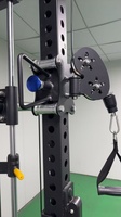 Équipement de fitness professionnel pour salle de sport, machine Smith multifonctionnelle, demi-rack, cage, entraîneur de force, tout-en-un