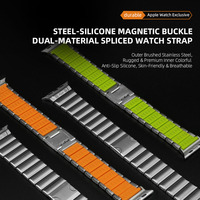 Bracelet magnétique en titane pur pour Watch Ultra 49 mm, bracelet respirant de luxe
