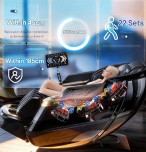 Sillón <span class=keywords><strong>de</strong></span> Masaje <span class=keywords><strong>de</strong></span> Lujo con Presión <span class=keywords><strong>de</strong></span> Dedos, Gravedad Cero, Eléctrico, SL Track, con Música Bluetooth <span class=keywords><strong>para</strong></span> el Hogar - Product Image 3