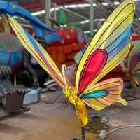 SGTL24 Chinese Festival Laterne Insekten laterne Schmetterling Seiden laterne zu verkaufen