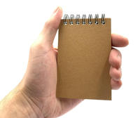 Papel Kraft Mini Pocket A6 Notebook Lay Flat Espiral Bound Impreso Estilo Diario de viaje para notas diarias Tamaño A5