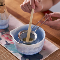 Ensemble de thé en céramique blanche de style japonais, écologique et durable, 510 ml, bol à matcha traditionnel Chawan avec bec verseur pour café et thé