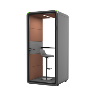 Cabina de oficina insonorizada individual de fábrica Foshan, cabina telefónica silenciosa con color personalizado OEM, cabina de oficina independiente al por mayor - Product Image 5