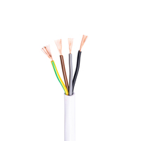 Kabel RVV Fleksibel Inti Tembaga Murni Berisolasi PVC Untuk Bangunan Konduktivitas Tinggi Eksentrisitas Rendah Panjang Dapat Disesuaikan