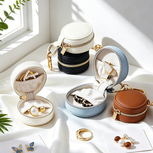 Mini Travel Jewelry <b>Storage</b> <b>Box</b> Portable Bag Accessories <b>Small</b> Jewelry Case For Ring Earring Bracelet Necklace Organizer - Product Image 2
