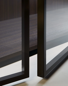 Armoire coulissante moderne haut de gamme <span class=keywords><strong>avec</strong></span> portes vitrées, 6 portes, grande capacité, meubles de chambre en bois pour la maison, salon - Product Image 3