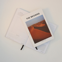 Carnet de notes avec impression CMJN, couverture rigide, reliure cousue, pages intérieures 100 g/m², agenda hebdomadaire, livre cadeau