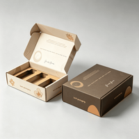 Caja de Cartón Kraft Reciclable con Logotipo Personalizado, Embalaje Protector para Botellas de Vidrio, Suplementos Alimenticios, Cajas de Embalaje para Alimentos