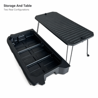 Accessoires Suzuki Jimny 2026 5 portes JC74 Organisateur de coffre arrière avec table rabattable pour hayon MKD Offroad