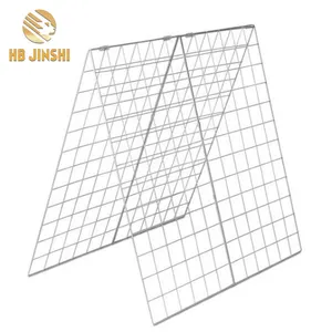 HB JINSHI fabrika 6ft Metal ızgara paneli sebze bahçeleri için salatalık kafes