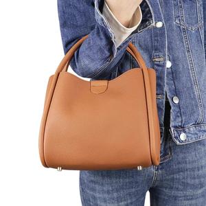 AndoBag Genuine Leather <b>Work</b> Handbag <b>for</b> <b>Women</b> Lady Fashion Simple Shoulder Crossbody <b>Bag</b> Portable Commuter Bucket <b>Bags</b> 3106 - Product Image 5