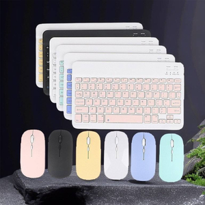 Tastiera BT Ultra-Sottile Wireless <span class=keywords><strong>con</strong></span> Mouse Ricaricabile per iPad, iOS, Android, <span class=keywords><strong>Windows</strong></span>, PC, Tablet e Telefono - Product Image 6