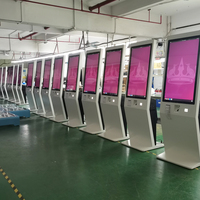 Kios Layanan Mandiri Layar Sentuh Android 14 RK3576 21,5 Inci dengan Pembaca Kartu dan Printer (Ready Stock)