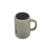 Chopes à bière personnalisées, chopes à bière en céramique émaillée de couleur, chopes à bière allemandes avec décalcomanie
