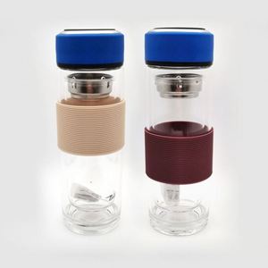 Housse de tasse isolante en silicone anti-brûlure et antidérapante, manchon central en silicone de 6,5 cm pour tasse, manchon de protection en silicone pour verre - Product Image 2