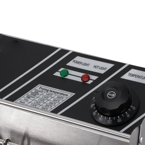 Friteuse électrique automatique en acier inoxydable de qualité commerciale, 2500W, avec contrôle de température - Product Image 4